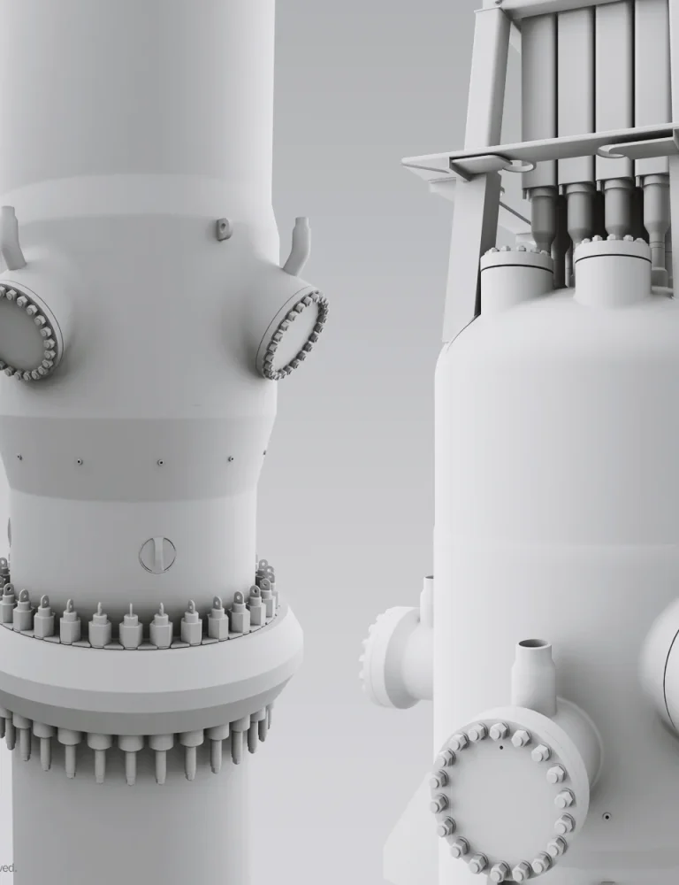 Reconstructing the internal logic of an SMR reactor pressure vessel